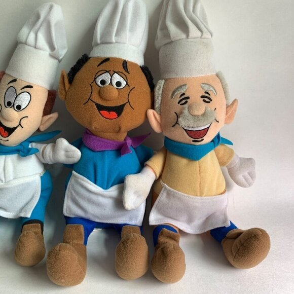 2001 Keebler Elves Plush Animal Fair Dolls Set of 3 - Picture 3 of 6